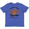 thumbnail image 3 of Inktastic Leukemia Awareness Staying Strong Together and Orange Ribbon Youth T-Shirt, 3 of 5