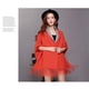 thumbnail image 5 of Sonducket Poncho grueso de otoño invierno con borla, capa de moda, chal de calentamiento portátil para fiestas, accesorio informal para viajes al aire Accesorios de disfraces rosa gris Sonducket AP013518-04, 5 of 6
