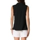 thumbnail image 3 of Camiseta sin mangas INSPIRE CHIC para mujeres, blusa suelta de cuello en V, camisetas polo sólidas, top casual L negro, 3 of 6