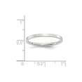 thumbnail image 2 of Solid 925 Sterling Silver 2mm Comfort Fit Flat Size 5.5 Wedding Band, 2 of 2