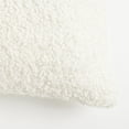 thumbnail image 3 of Lush Decor Neo Boucle Lumbar Throw Pillow Cover 2 Piece Set 14" W x 24" L White - Rectangle Pillow - Soft Fluffy Pillow Cover- Textured Decorative Pillows For Bed, Couch or Chair, 3 of 6