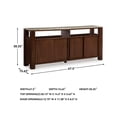 thumbnail image 3 of Signature Design by Ashley Furniture Tobinville Dark Brown Accent Cabinet, 3 of 11