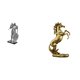 thumbnail image 1 of Figura De Resina De Caballero Y Caballo De Arte Nórdico, Escultura Abstracta Para Escritorio, Armario, Oficina, Mesa, Centro De Mesa, Entrada, Decoración Artesanal Hecha A Mano Para Hoteles,, 1 of 8