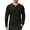 Black1, variant on GENTS BLISS Henley Men Sweatshirts Fleece Pullover Men Shirts Long Sleeve Button Sweatshirts for Men