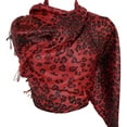 thumbnail image 3 of Silver Fever Pashmina-Leopard Animal Print Shawl- Stylish Soft Scarf Wrap, 3 of 7