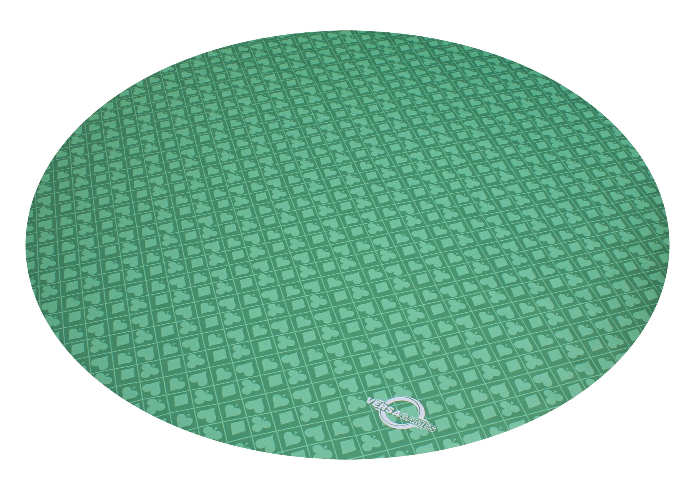 Versa Games 48 in Green Suited Roll Out Poker Table Top Mat 