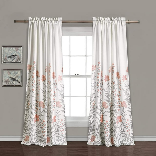 Tailor & Taylor 1 Inch Decorative Curtain Rod with Metal End Cap Finials, 48 inches Width Windows Rod with Y Style Bracket for Living Room, Kitchen and Windows