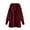 #6 Red, variant on Womens Coat Hooded Cardigan for Women Oversized Sweatshirt Fuzzy Fleece Blanket Hoodie Jacket