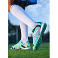 thumbnail image 3 of ColorStorm Men’s Soccer Cleats, Lightweight Football Boots for Speed Training, Colorful Geometric Stud Shoes, Pro Grip Sport Shoes for Turf Grass Field, Durable Athletic Sneakers, 3 of 5