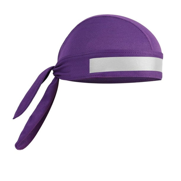 Gorro de Que Absorbe La Humedad Gorro de Bandana de Casco de Motocicleta - Púrpura, tal se describe