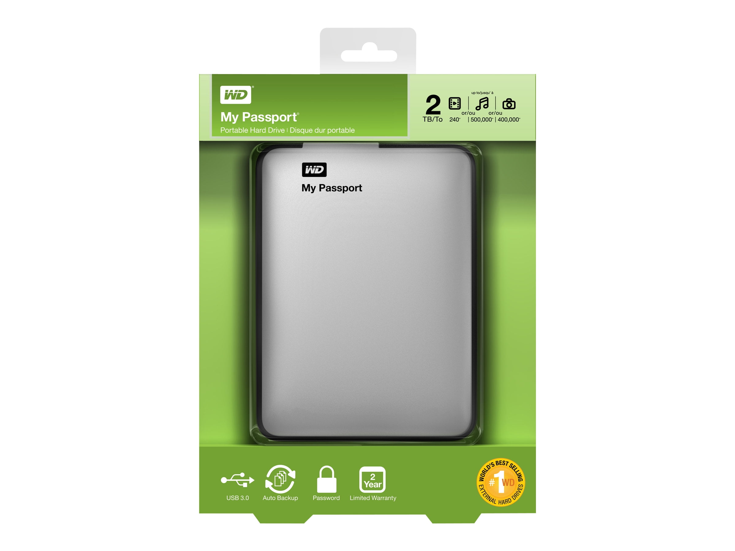 Disque dur externe Wd My passport for mac - HDD 1 To USB 3.0