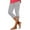 Grey, variant on ​Women's Performance Tummy Control Capri Pants With Four Way Stretch And Moisture Wicking Tactical Airflow Technology​ Navy
