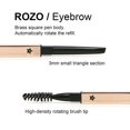 thumbnail image 2 of NO-802-Grey Lápiz de cejas resistente al agua, kit profesional para mejorar las cejas con cepillo para cejas. Crea cejas naturales y mantenlas todo el día, gris, 2 of 3