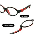 thumbnail image 4 of EnzoDate Glasses Frame Silicone Size 45mm No Screw Safe Flexible Optical Bendable Kids Eyeglasses Boys Girls 3-5y, 4 of 5