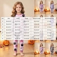 thumbnail image 4 of TOWED22 Toddler Girls Boys Halloween Pajamas Set Kids Pumpkin Print Sleepwear Pjs Long Sleeve 2pcs Soft Jammies(Light Yellow,2-3 Y), 4 of 9
