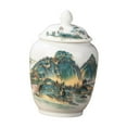 thumbnail image 5 of Ceramic Ginger Jar Vase Chinoiserie Chinese Style Traditional Porcelain Jars Asian Ginger Jar for Home Decor Table Decoration Weddings Home Landscape, 5 of 8