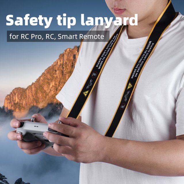 Kuymtek Mando a distancia con cordón de pantalla, correa para el cuello, eslinga colgante para DJI MINI 3 PRO