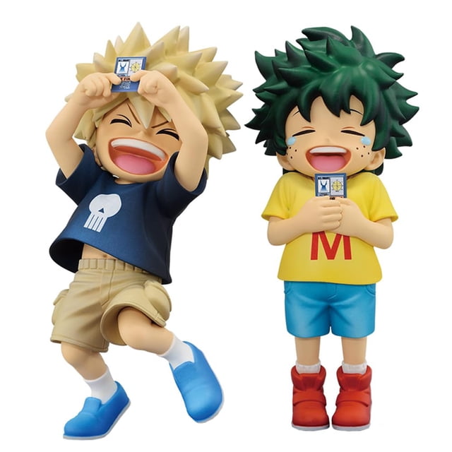Figura de anime YLANONG MHA Midoriya Izuku Todoroki Shouto PVC