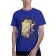 thumbnail image 4 of Hazbin Hotel Camiseta para hombre Graphic Text Pool 3D Printing Street Casual Short Sleeve Printed Clothing Basic Azul/L, 4 of 6