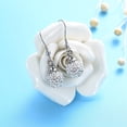 thumbnail image 3 of Tiny Crystal Ball Stainless Steel Cremation Earring for Women Keepsake Memorial Urn Jewelry for Ashes of Loved Ones, 3 of 6