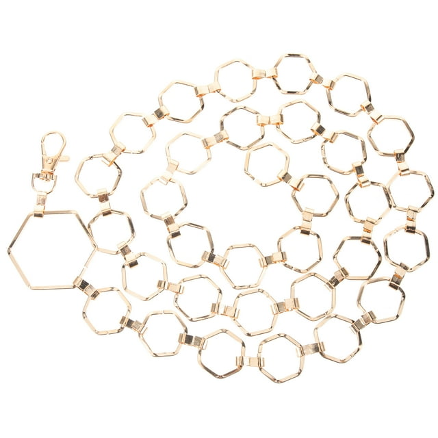 Golden Alloy Body Chain for Decor Lightweight Comfortable Stretchy Design Fits Perfectly 7 Inches