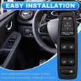 thumbnail image 4 of Car Power Window Master Switch Lifter Button 25401-2952R for Kadjar 2015-2022 for 2018, 4 of 4