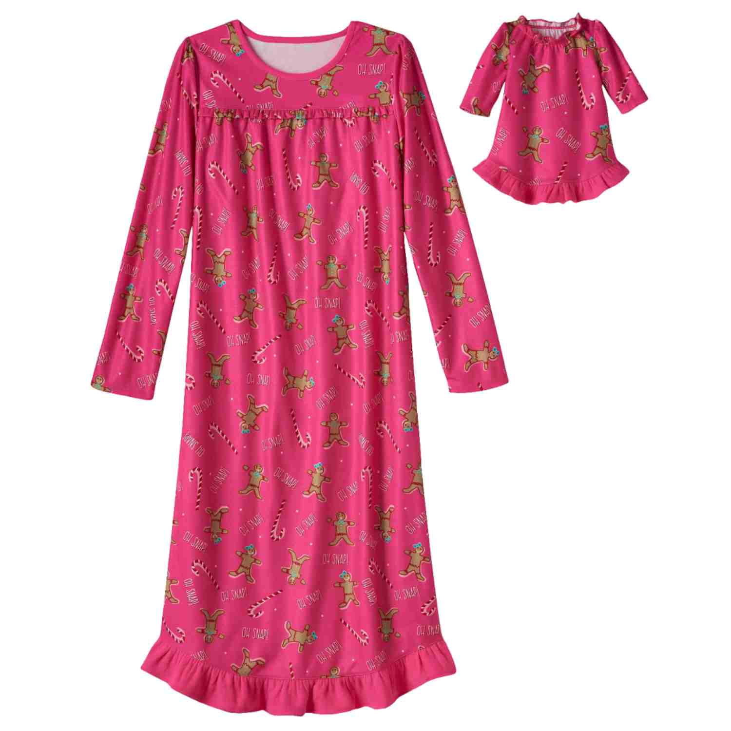 Doll Gown Set Oh Snap Gingerbread Man 
