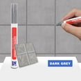 thumbnail image 1 of Grout Tile Pen Marker, Permanent Stain-Resistant Brush Tip for Bathroom & Kitchen Grout, 13.8 cm Length, Oil-Based, Multi-Color, 1 of 3