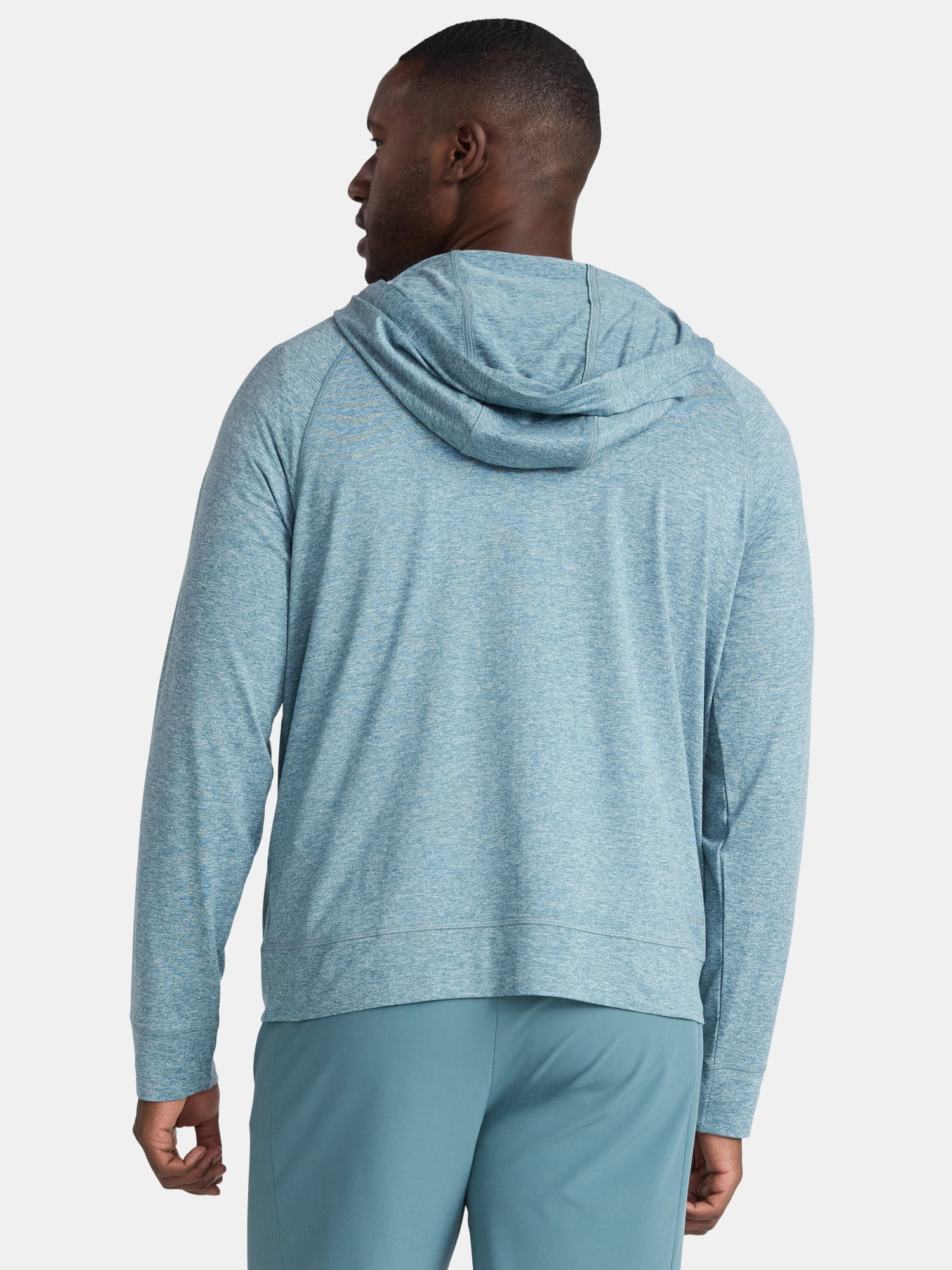 Athletic Works Men's and Big Men's ButterCore Soft Full Zip Hoodie, Sizes S-3XL