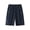 Blue, variant on Wide Leg Short for Men Pull on Stretchy Work Dress Shorts High Waisted Business Casual Short with Pockets Black,XS