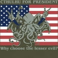 thumbnail image 3 of CafePress - Cthulhu For President Dark T Shirt - Men's Classic Graphic Cotton T-Shirt, 3 of 4