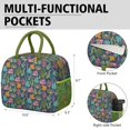 thumbnail image 6 of Lunch Bag Lunch Box for Women Reusable Insulated Lunch Bags,Water-Resistant Seaweed Sea Plants Marine Cooler Lunch Tote Bag, Large Capacity for Work Travel Picnic, 6 of 6