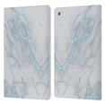 thumbnail image 1 of Head Case Designs Officially Licensed Nature Magick Marble Metallics Blue Leather Book Wallet Case Cover Compatible with Apple iPad mini 4, 1 of 6