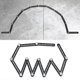 thumbnail image 2 of Multi Angle Measuring Ruler, 12-sides Ruler Hole Locator Aluminum Alloy Universal Multi Angle Measuring Ruler Protractors, Adjustable Floor Tile Glass, 2 of 4