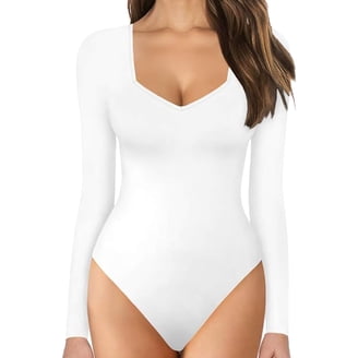 Lindreshi Bodysuit for Women Women's Solid Color Lace Lace