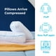 thumbnail image 5 of Pillow Linenspa de espuma viscoelástica en gel triturado Cooling King x2, 5 of 8
