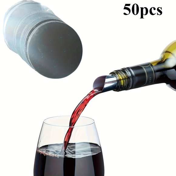 Discos para servir vino reutilizables, 50 unidades