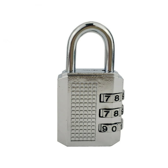 Password Padlock,Combination Lock Waterproof 3 Luggage Lock Combination Padlock Performance Driven