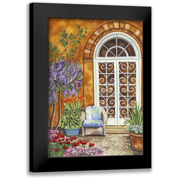 Vitaletti, Carolee 11x14 Black Modern Framed Museum Art Print Titled - Tuscan Veranda I