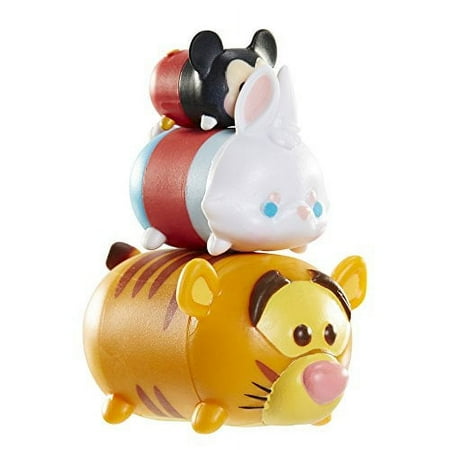 Disney Tsum Tsum Mickey, White Rabbit & Tigger Mini Figures, 3 Pack