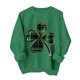 thumbnail image 3 of TaTaai Women Casual No Hood St Patrick's Day Printed Sweatshirt Crew Neck Long Sleeve Top Ladies Daily Commute Festival Wear Soft Warm Comfortable Stylish Pullover Top Gift, 3 of 6