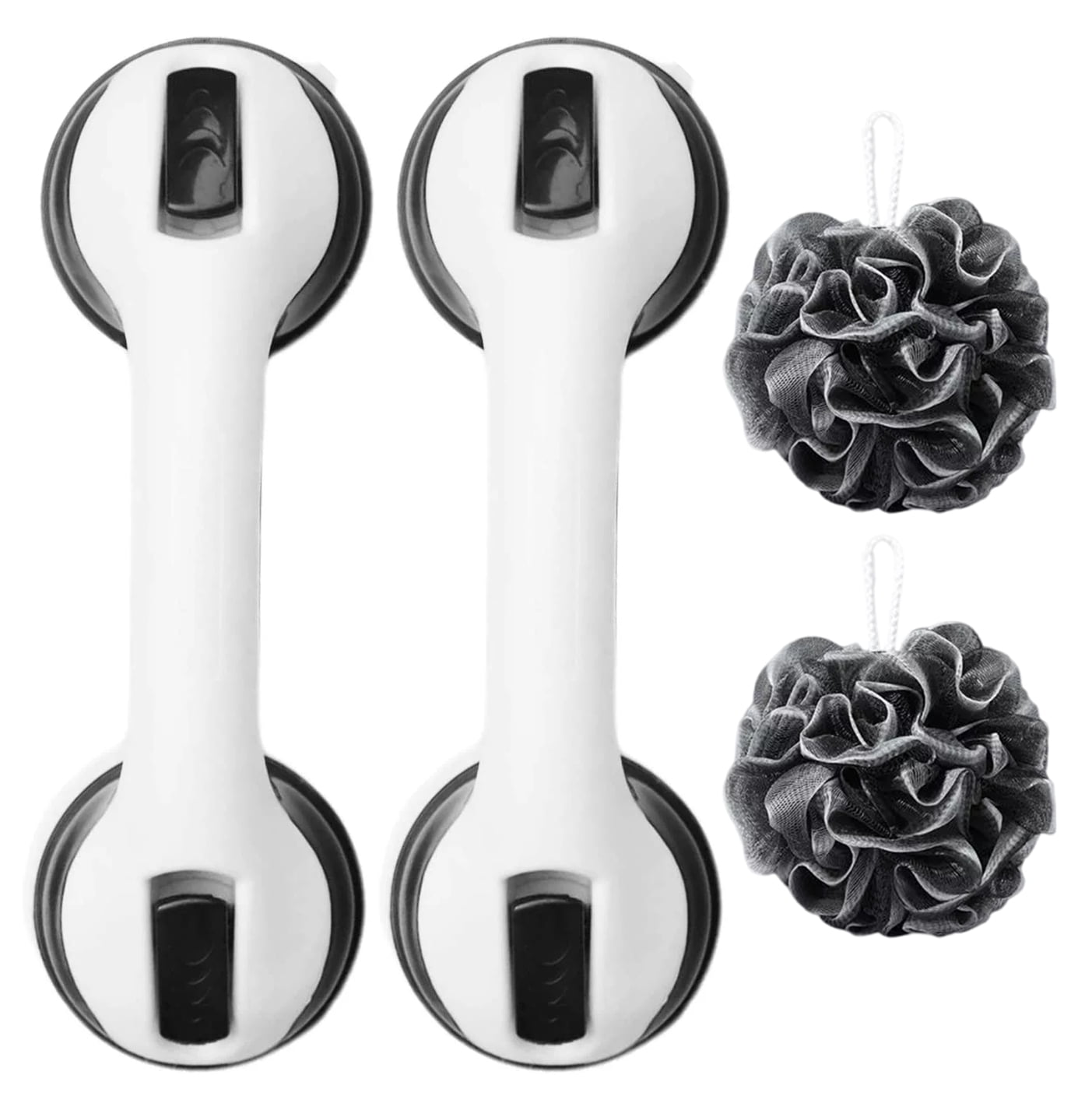 12" Suction Grab Bars 2 Pack, Shower Handles for Mother Day