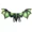 Green, variant on AlevRam Adult Dragon Wings Costume Accessory, Lightweight Adjustable Fantasy Wings for Halloween Cosplay, Carnival Festival Party Outfit Prop for Men and Women, Black Green Red Blue Yellow Purple