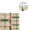 thumbnail image 5 of Yayeee Shower Curtain with Hooks 72"x72" Waterproof Fabric Bathroom Hanging Decor, Retro Green Stars, 5 of 5