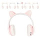 thumbnail image 1 of Auriculares inalámbricos con orejas de gato, de sonido de graves, auriculares Ajustables para niños, conuces liderados, diseño plegable, para niños para niños, 1 of 7