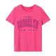 thumbnail image 1 of Camiseta de mujer de verano de moda regular ajuste cuello redondo camiseta para vacaciones oficina playa SG, 1 of 7