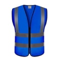 thumbnail image 5 of High Visibility Reflective Vest in Blue for Night Work and Running in Lightweight and Adjustable Design, 5 of 8