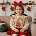 thumbnail image 2 of Garronmavis Capybara Toddler Girl Sweatshirt Soft Watermelon Pullover Drop Shoulder Sweater 3T Comfortable Ruffle Long Sleeve Girls Top Lightweight Girls Crewneck Sweatshirt for Kids, 2 of 7