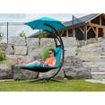 thumbnail image 2 of The Vivere Original Dream Chair™ with Polyester Cushion and Umbrella - True Turquoise, 2 of 4