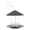 Grey, variant on Hanging Bird Feeder for Outdoors - 6.3" Clear Tube Birdfeeder with Roof Design, Large Capacity Wild Bird Feeders for Garden, Yard and Outdoor